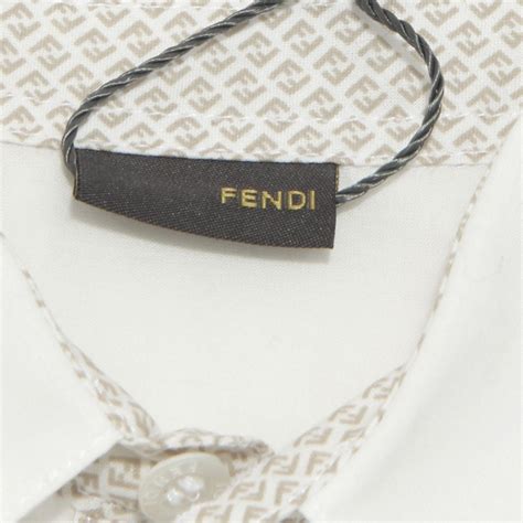 camicia lunga fendi